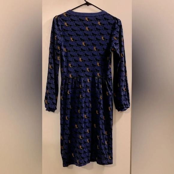 BODEN Alicia‎ Bird Print Long Sleeve Dress - Picture 3 of 8